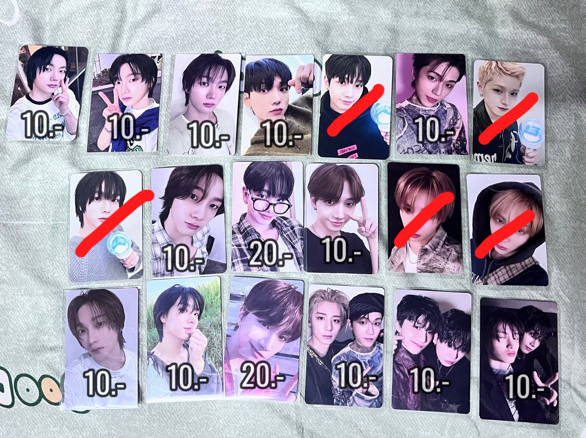 อัพเดตคับเหลือตามนี้เลย

พร้อมส่ง 📌 ปล่อยการ์ดราคา10-20 เราไม่ได้ติ่งและไม่ได้เก็บแล้ว ขอคนสนใจจะเก็บน้องจริงๆนะคะ ค่าส่งเหมาๆ 35 บาท ไม่จำกัดใบต่อแอค
#ตลาดนัดenhypen #ตลาดนัดเอนไฮเพน #ตลาดนัดnct #ตลาดนัดเด็กข้างบ้าน #ตลาดนัดboynextdoor #ตลาดนัดnctwish