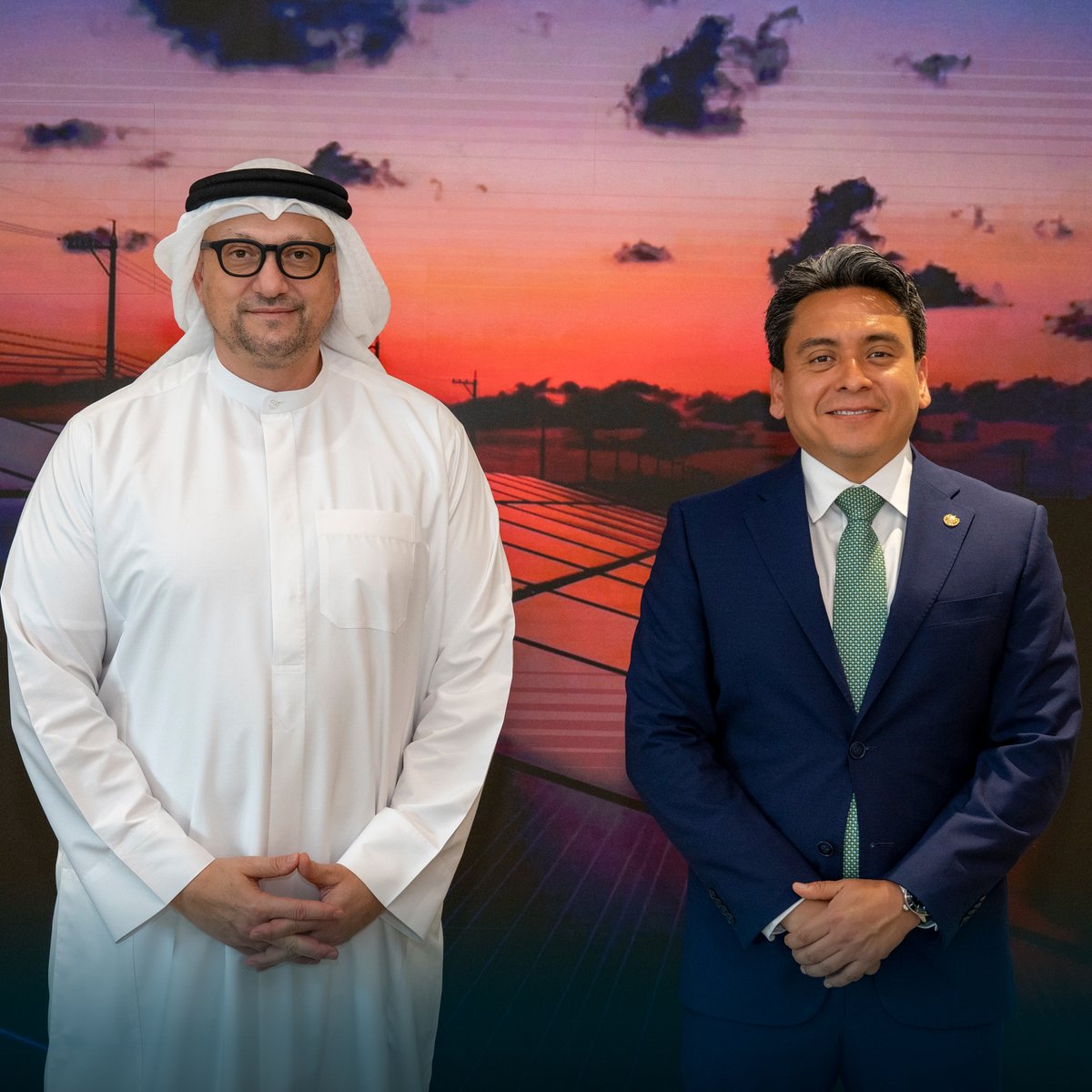 We were delighted to welcome HE Gerardo Pérez, Ambassador of El Salvador to the UAE, to #Masdar, where he met with our CEO, Mohamed Jameel Al Ramahi. They discussed opportunities to strengthen #RenewableEnergy cooperation and explored how Masdar’s global expertise can support El