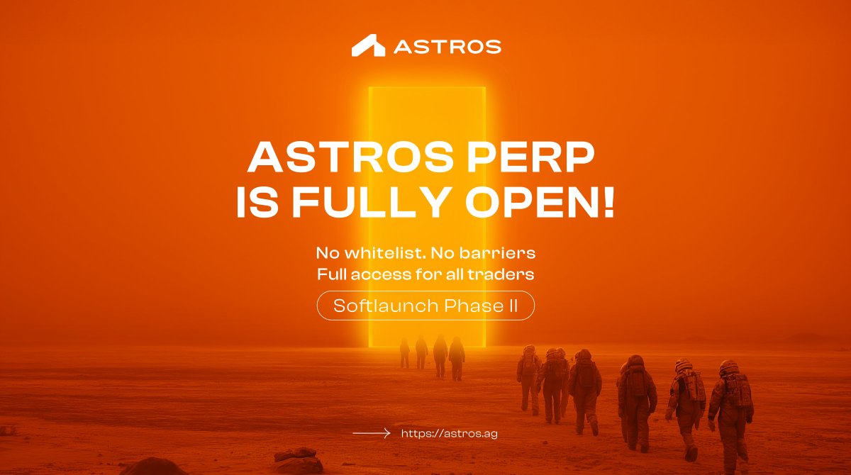 Astros Perps Softlaunch Phase II

Big News 🧑‍🚀 crew!

The Perps Soft Launch Phase II - Open Era is NOW LIVE🔥

🔗astros.ag/perp

Non-whitelisted users can jump in RIGHT NOW to trade, crush contests, and ride those wild market swings like a pro.

Perps are the ultimate