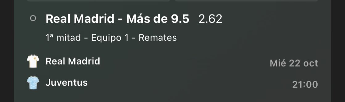 pickgreenpanter's tweet photo. Vamos con esta escalera de remates del Real Madrid en la primera parte. 

STAKE 3
STAKE 2.25
STAKE 1.5
STAKE 1

Ultimo partido en casa en Champions, hasta 18 remates. Vamos 💪🏽💪🏽 https://t.co/urn1IIR1wp