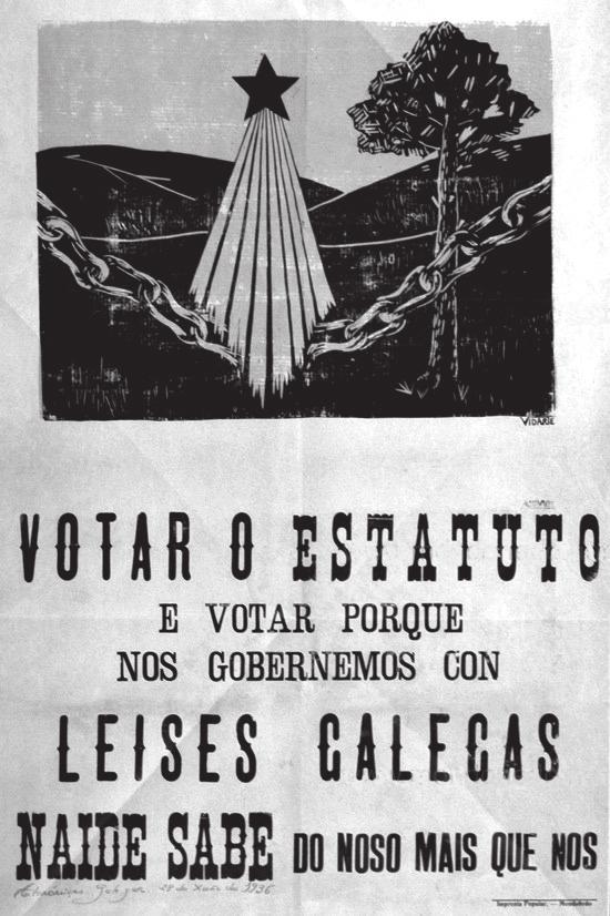 outsidersesp's tweet image. El Estatuto de Autonomía de Galicia durante la II República

Al igual que en Catalunya, su gestación comenzó en mayo de 1931, cuando el Seminario de Estudios Galegos redactó un anteproyecto de Estatuto que consideraba a Galicia como un “Estado libre” dentro de la República…