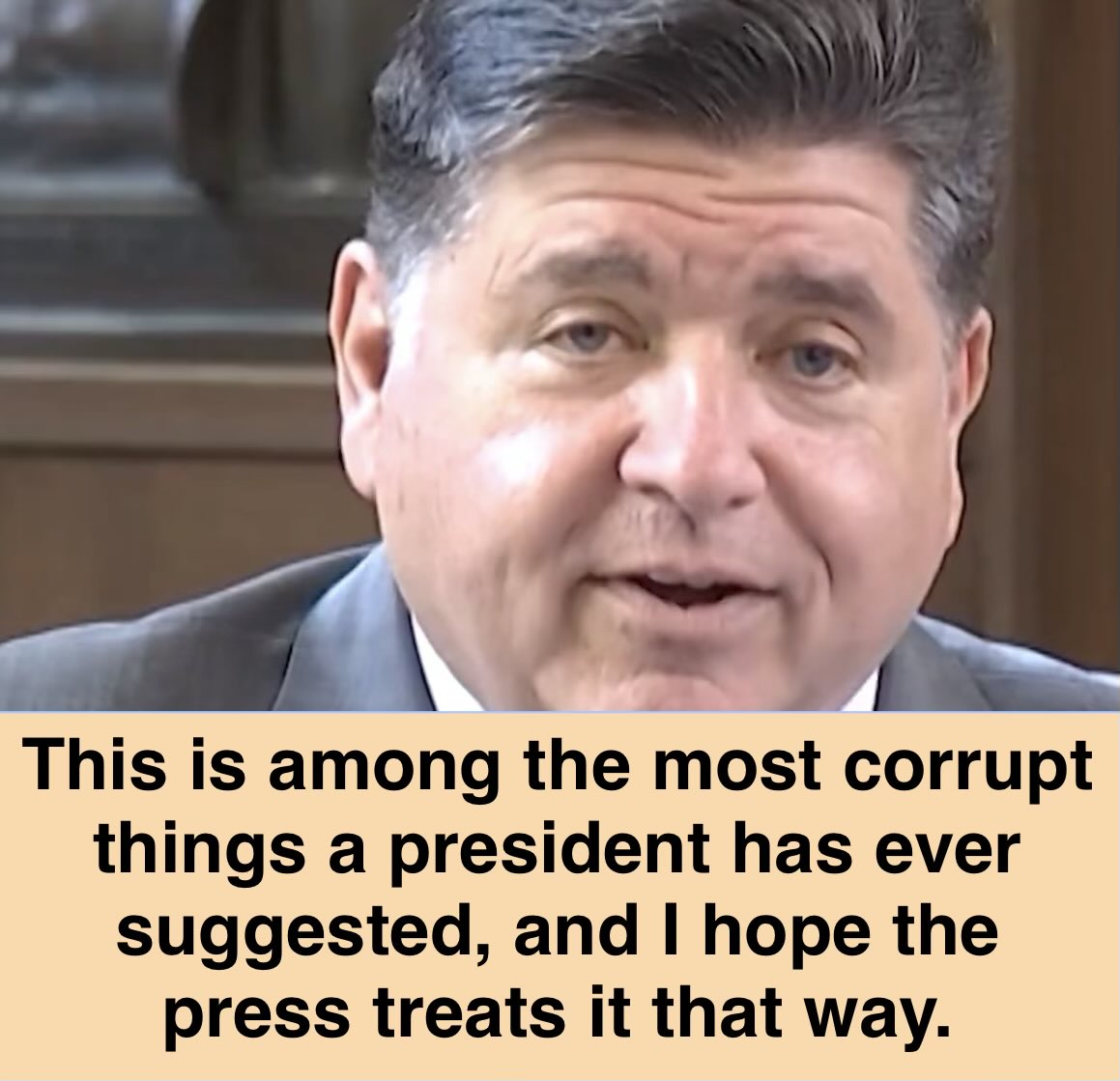 Trump is demanding that the Justice Department pay him about $230 million in compensation for the federal investigations into him.

Raise your hand ✋ if you STAND with JB Pritzker against Trump