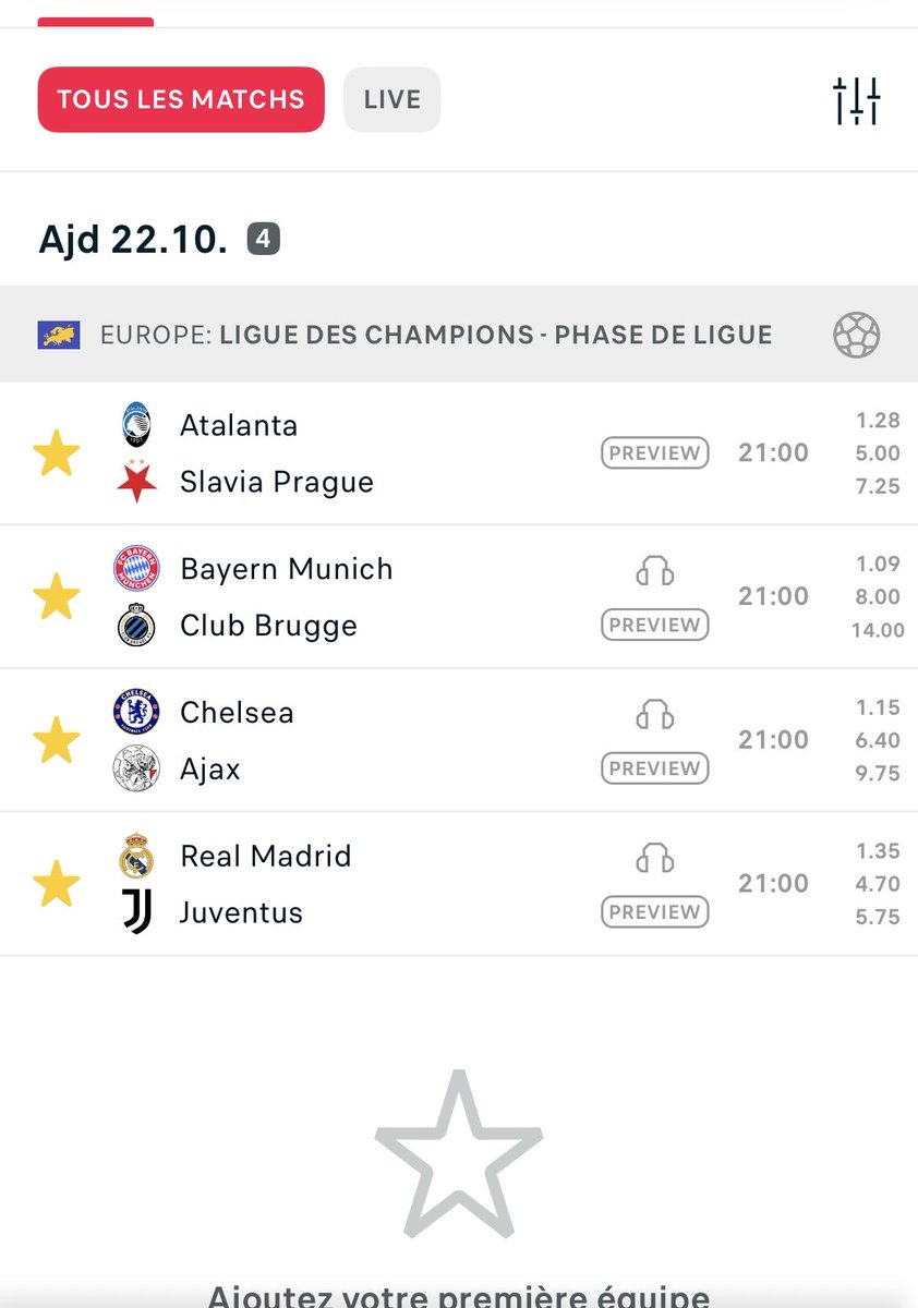 JOUUUUUR DE PAAAAAIE

PALIER 6 DE LA MONTANTE 

120€ —> ? 

LACHE UN ❤️ET JE T’ENVOIS LE PRONOS EN DM ❤️❤️