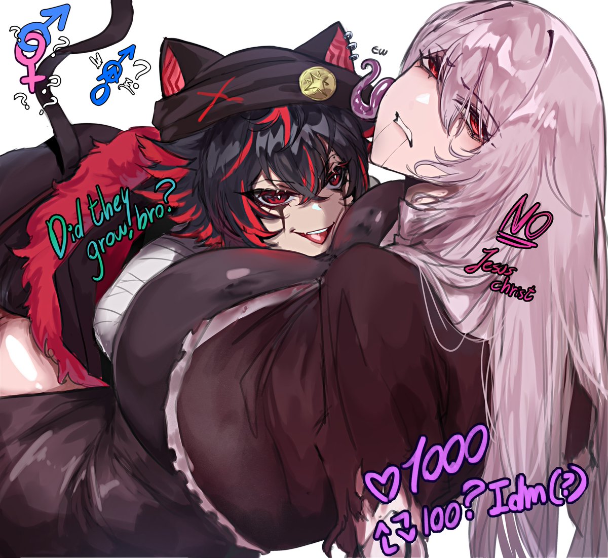 Maybe they will grow bigger thanks to this...

#porcelainmade #K9FANART #vtuber