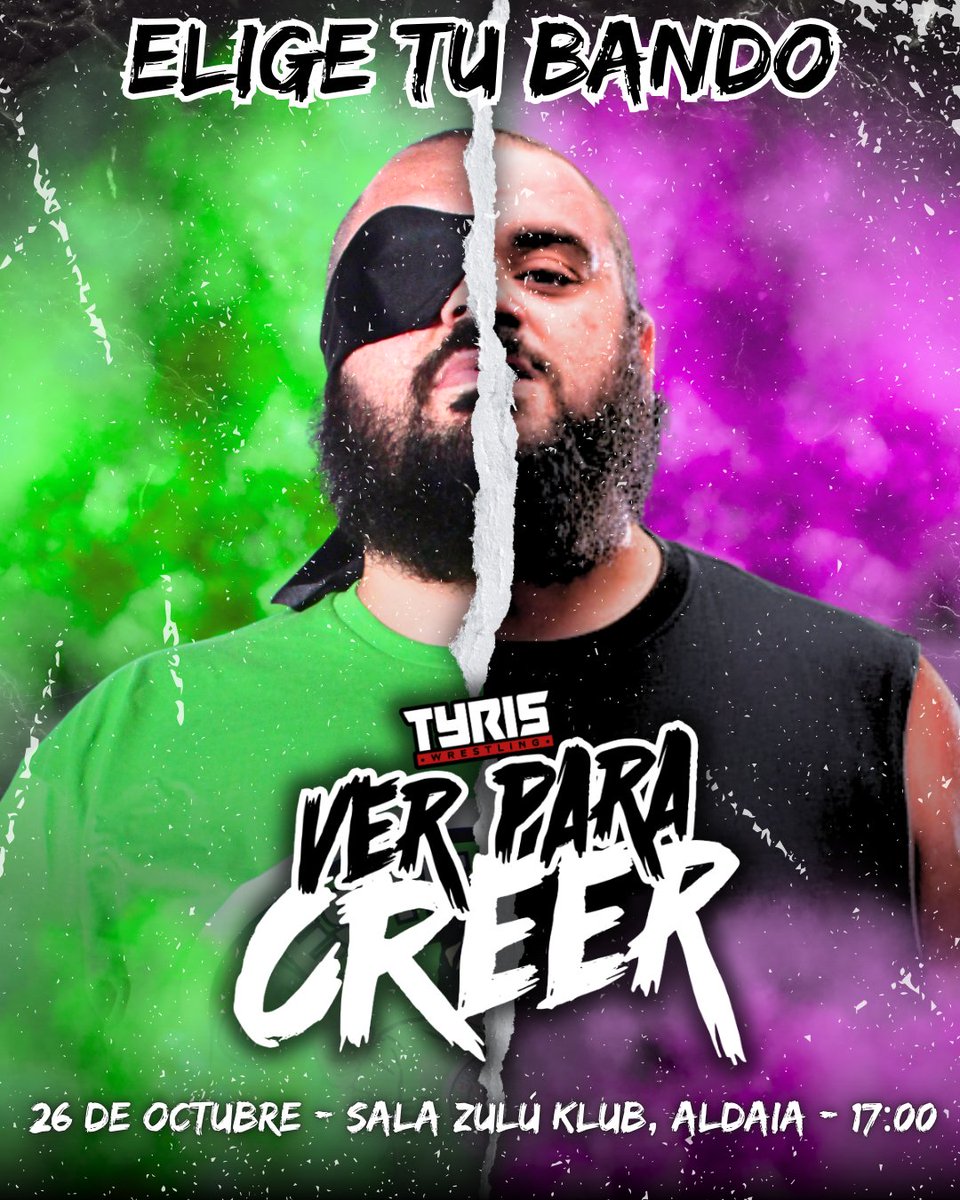 TyrisWrestling's tweet photo. 🤜🏻 ELEGID VUESTRO BANDO 🤛🏻

El combate entre los #Chestertives 🔍 y los AMIGOS 🫂 ha causado gran expectación y queremos que forméis parte del enfrentamiento 🤩

Para ir con los #Chestertives 🕵️‍♂️ ven con algo de color VERDE 💚 y si prefieres a los AMIGOS 😈 ven con algo ROSA 🩷 https://t.co/fDvBewm5yw