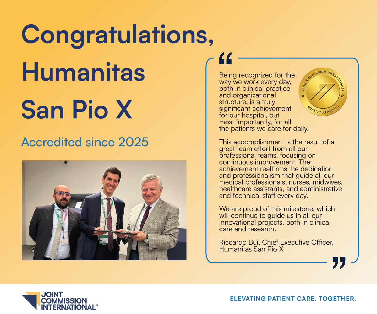 Congratulations on your accreditation, Humanitas San Pio X!