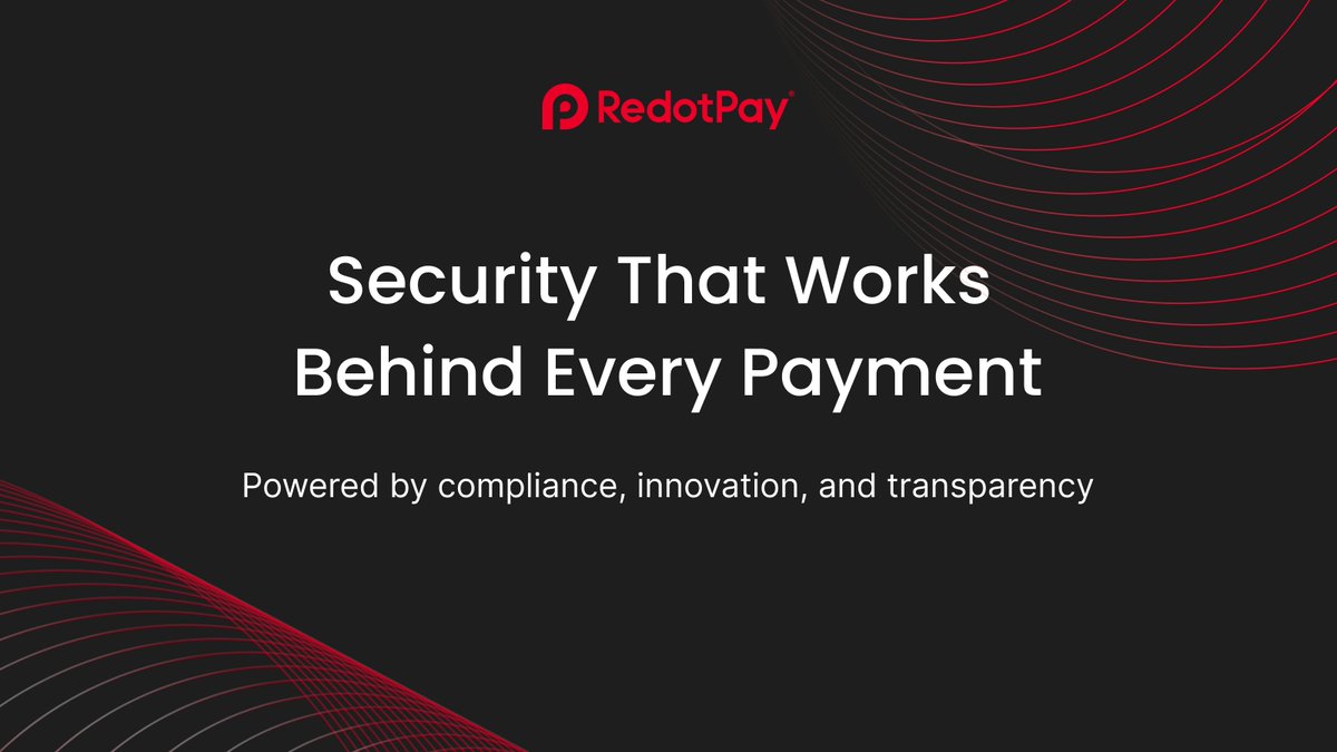 RedotPay's tweet image. Your Security is Our Priority 🔒
At RedotPay, security isn’t just about technology, it’s about vigilance and awareness. Our detection systems and compliance-first approach work around the clock to protect your assets.
💡 Stay secure:
- Use strong, unique passwords
- Enable…