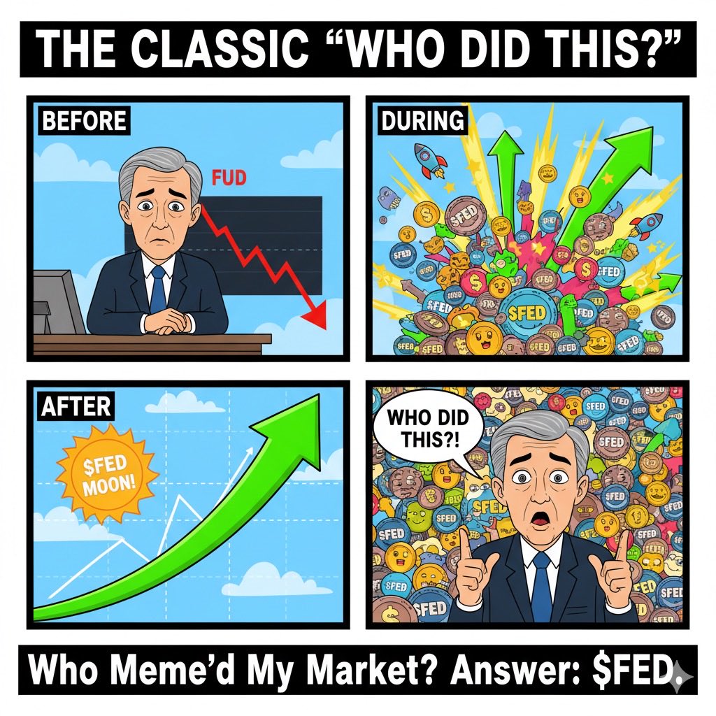 Fed_thememe's tweet photo. Who did this ?
It’s $FED ! https://t.co/OlSoRd7ipE
