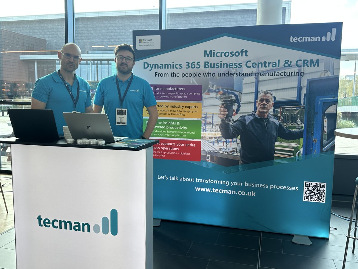 We're live at Digital Manufacturing 2Day!

Come and say hi at <a href="/_MTCEvents/">MTC Events</a> - we're chatting digital transformation and sharing stories of manufacturers growing with Microsoft Dynamics 365 #BusinessCentral and #CRM.

#DM2Day #DigitalManufacturing #Dynamics365 #PowerPlatform