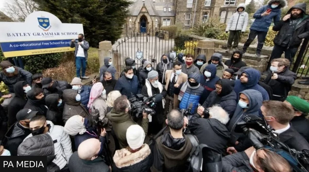 3 ½ years on, there’s a teacher from Batley who - with his young family - is still in hiding after threats to his life for showing an image of Muhammad to Year 9 pupils in a curriculum-approved RE lesson.

Don’t pretend political islam isn’t an issue of intimidation in the UK.