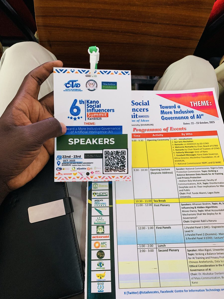 Tech_Guy00's tweet image. Thrilled to announce i will be panelist at 6th social influencers summit organized by @ICTAdvocates @macfound