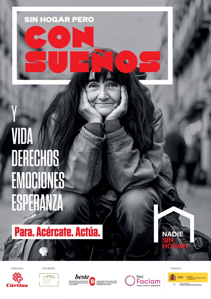 📰<a href="/CaritasMadrid/">Cáritas Madrid</a> presenta este jueves su Campaña de #PersonasSinHogar bajo el lema «Sin hogar, pero con sueños».

➡️A las 11:00h partirá una marcha desde Callao hasta Príncipe Pío, donde se leerá un manifiesto por la dignidad de las personas sin hogar.

archimadrid.org/index.php/ofic…