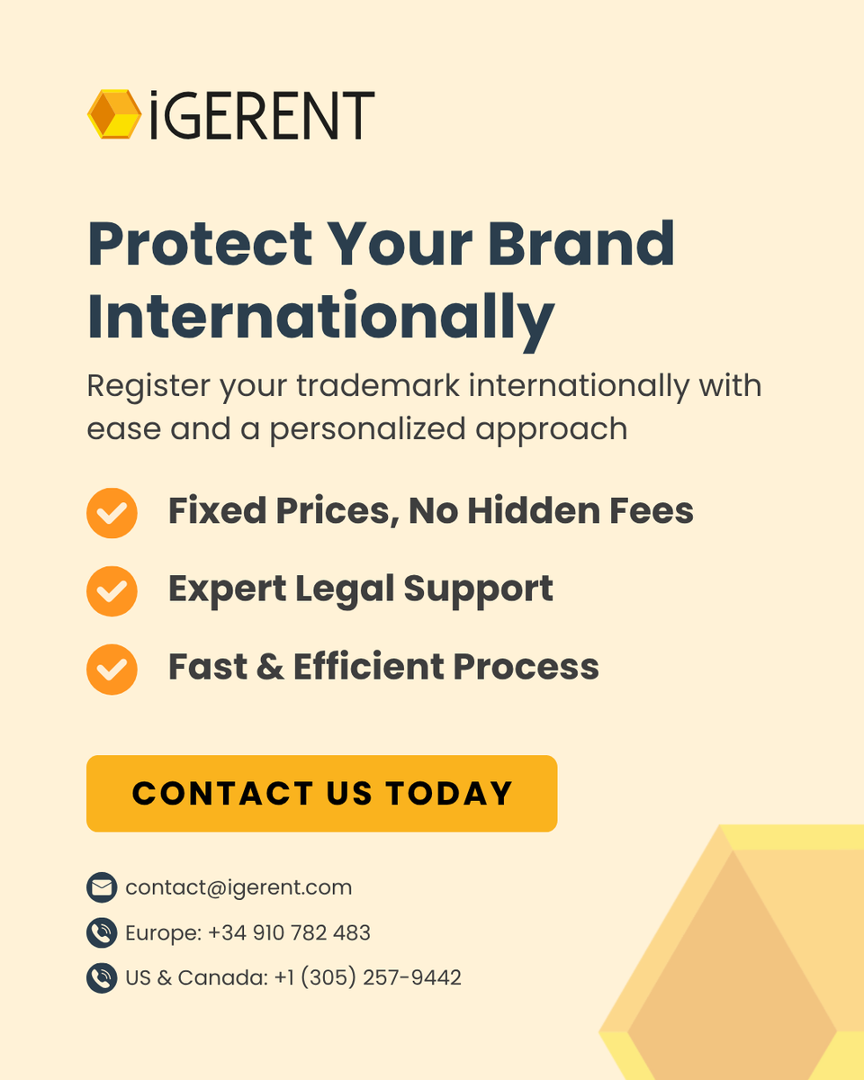 igerent's tweet image. Who can file a trademark?
This or That:

A) Only registered companies
B) Anyone with a legitimate interest

💡 The answer may surprise you.

Find out who can and can’t apply and how to do it right:
👉 igerent.com/who-can-file-t…

#IPBasics #TrademarkTips #BusinessLaw