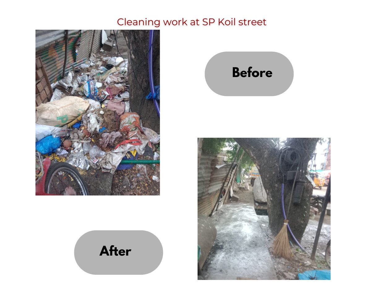 On 21-10-2025, A Cleanliness Drive at SP Koil street was done by Sanitation Staff in observance of SHS 2025.
<a href="/RakshaSampada/">DGDE</a>

<a href="/pddesc/">pddesc</a>

#SHS2025 #SwachhataHiSeva2025 #SwachhBharatt #swachhbharatmission #Swachhotsav