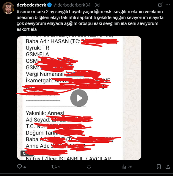 derbederberk'in uyarıları ciddiye alma seviyesi ektedir.