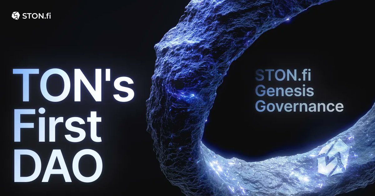 ston_fi's tweet image. STON.fi launches TON's FIRST EVER DAO!
The public test is LIVE. Be a pioneer and help us shape the future of decentralized governance on TON.
⚡️ How it works:
1. Stake STON for voting power.
2. Complete 3 tasks:
✅ Create a proposal (needs 0.55 voting power)…