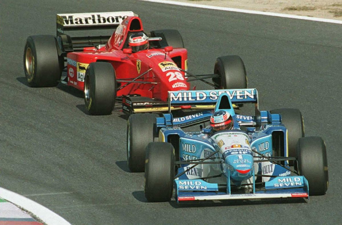 Champagne-soaked memories:

#OTD 30 years ago, Michael wins the Pacific Grand Prix in Aida which back then makes him the youngest driver ever to win two successive #F1 world championship titles.

#KeepFighting #TeamMichael #TeamMSC