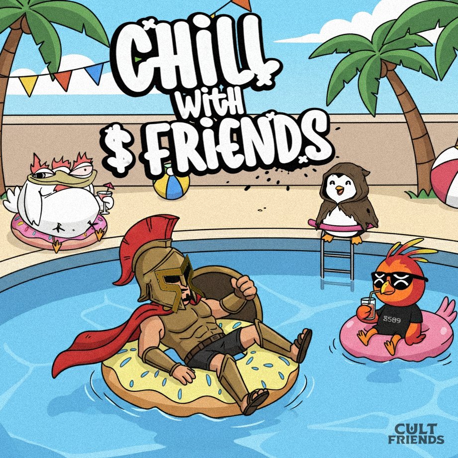 Cult Friends (@cultfriendsxyz) on Twitter photo GM GM #XRPCommunity ☕️
Let's chillin' with $FRIENDS today 🍹🧉🧃
<a href="/thebertcoin/">Bert the Bird</a> 
<a href="/phnix_xrp/">Phoenix - $PHNIX</a> 
<a href="/ARMY_XRP589/">$ARMY</a> GM GM #XRPCommunity ☕️
Let's chillin' with $FRIENDS today 🍹🧉🧃
<a href="/thebertcoin/">Bert the Bird</a> 
<a href="/phnix_xrp/">Phoenix - $PHNIX</a> 
<a href="/ARMY_XRP589/">$ARMY</a>