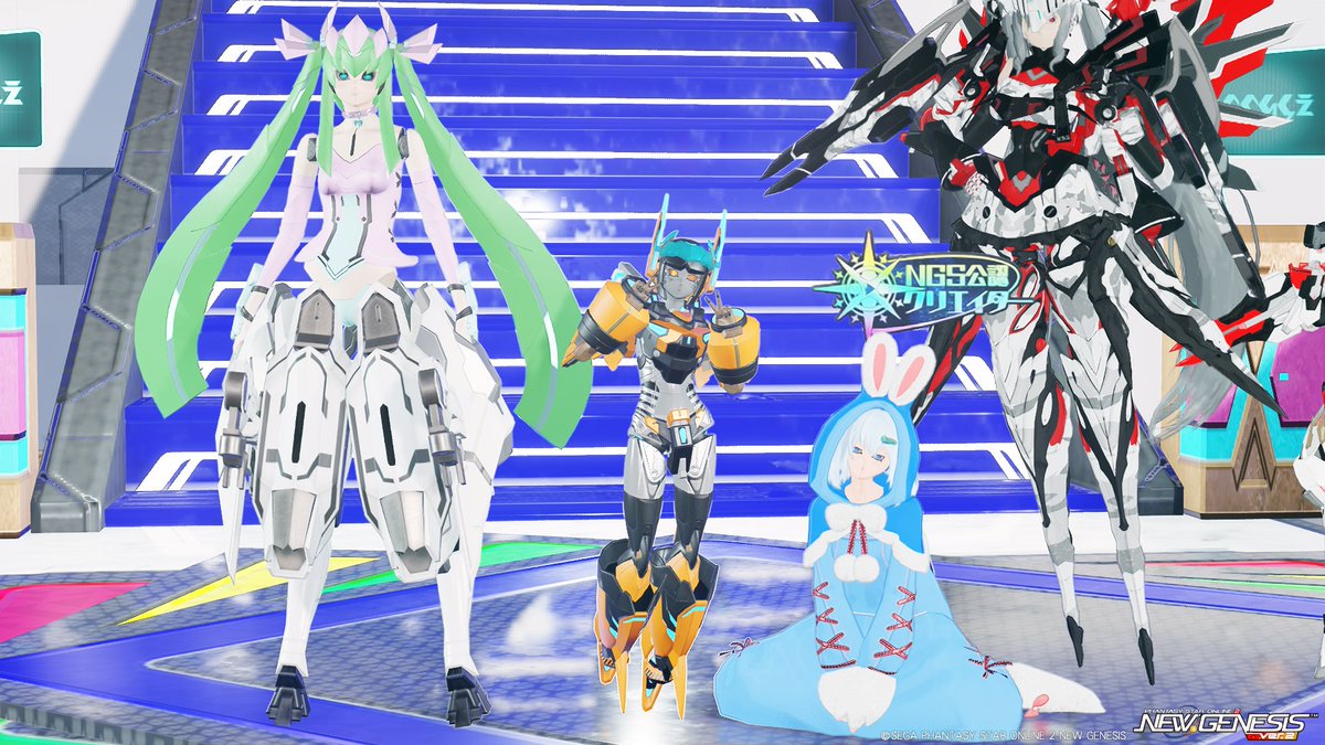 sisonatto2525's tweet image. あと今朝バタバタして上げられなかったメンテ(終わった後)SS🧥🥼
今週のはコーデ会テーマ『ファルテカフェイス』の時のもの🤖😆
せっかく新フェイス、皆は触ってみた❓😊
■1週間のSS📷
①新フェイス集合
②2カメ
③3カメ
④納豆像と共に✌️
#PSO2NGS
#NGS
#PSO2NGS_SS
#メンテの日なのでssを貼る