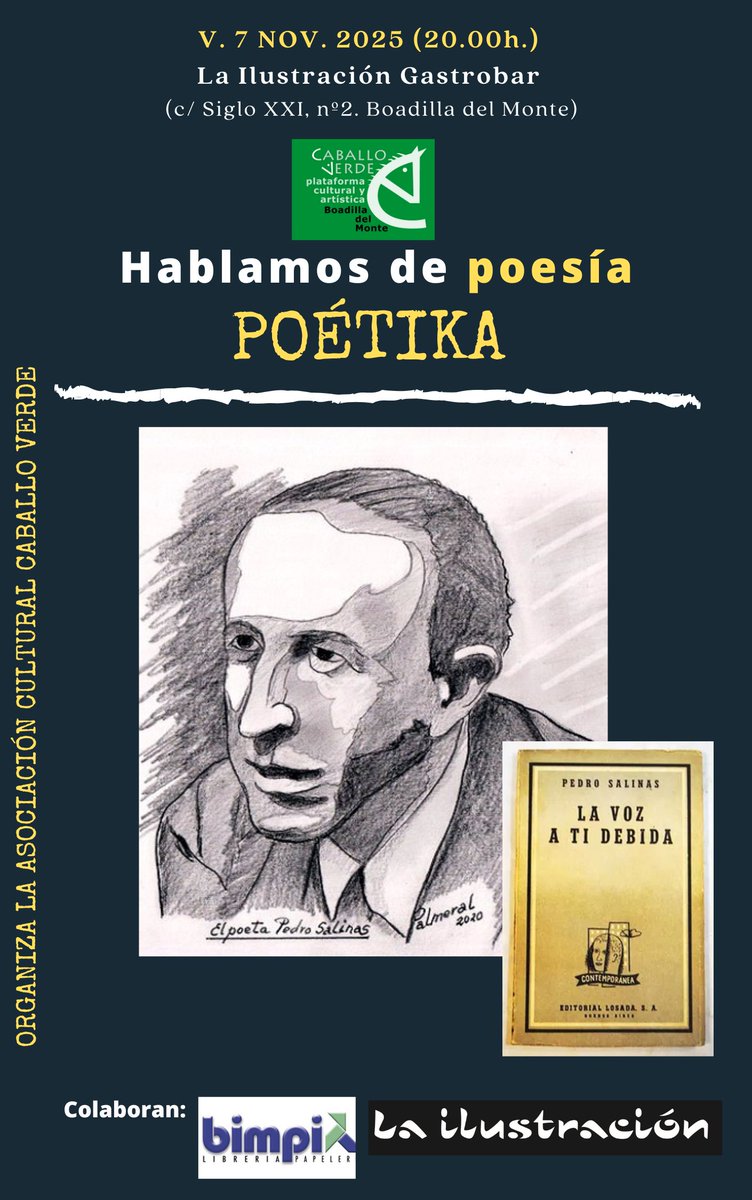 Propuestas culturales en noviembre de la asociación Caballo Verde:    teleboadilla.com/propuestas-cul…   #Boadilla <a href="/CaballoVerdeB/">Caballo Verde</a>