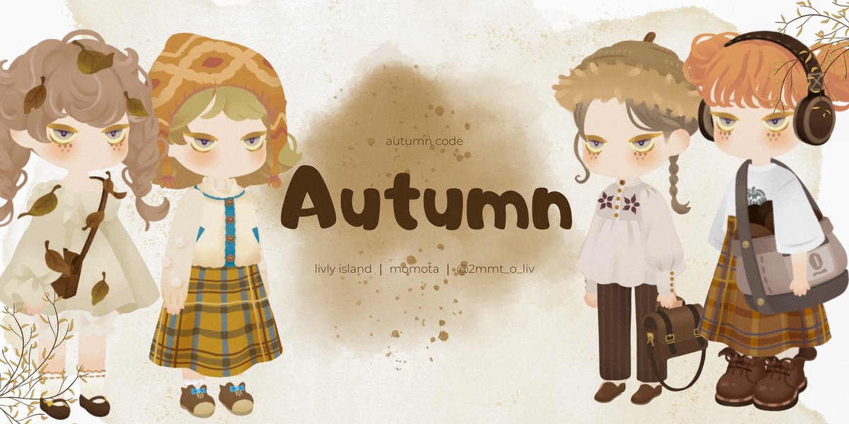 2mmt_o_liv's tweet image. 秋コーデ🐿🍂
 #livly  #livlyisland 
 #リヴリー #リヴリーアイランド