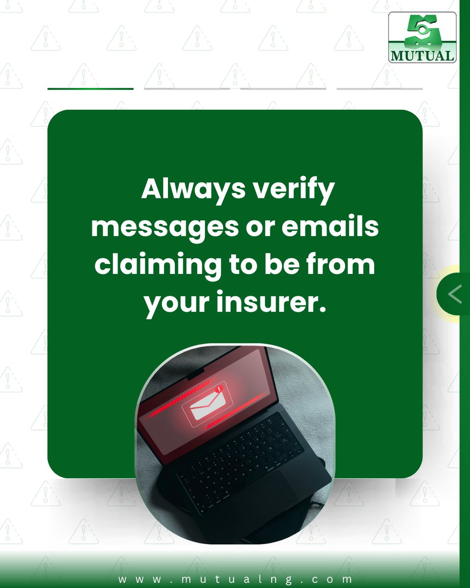 MutualPlc's tweet photo. October is Cybersecurity Awareness Month! (A thread)
Protect your information while buying or managing insurance online!
Your safety is our priority at MUTUAL BENEFITS.
#CyberSecurityAwarenessMonth #StaySafeOnline #ThinkBeforeYouClick #mutualdelights #mutualbenefits https://t.co/clBbNbuQ2K