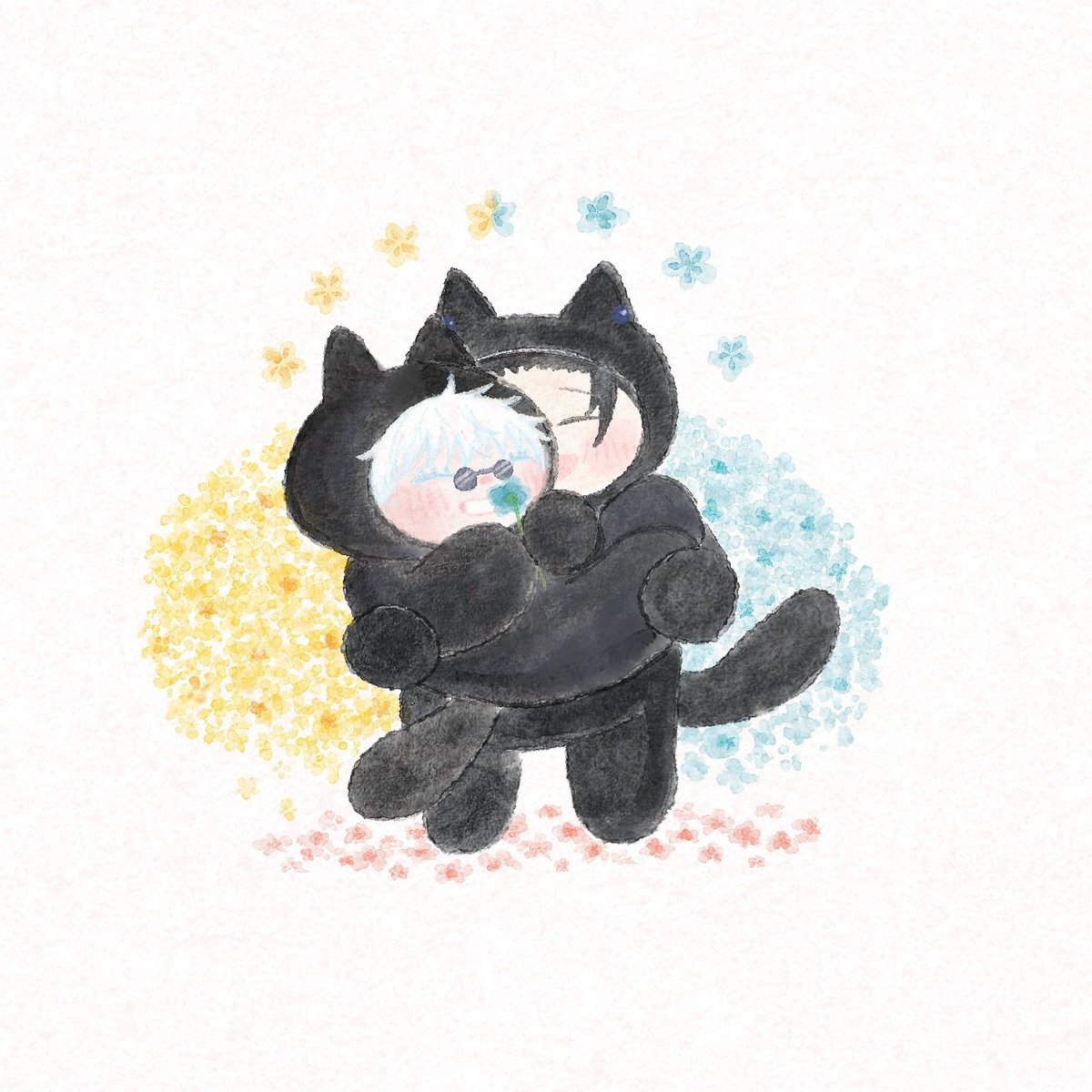 마누라 안고 꽃길만 걷기
