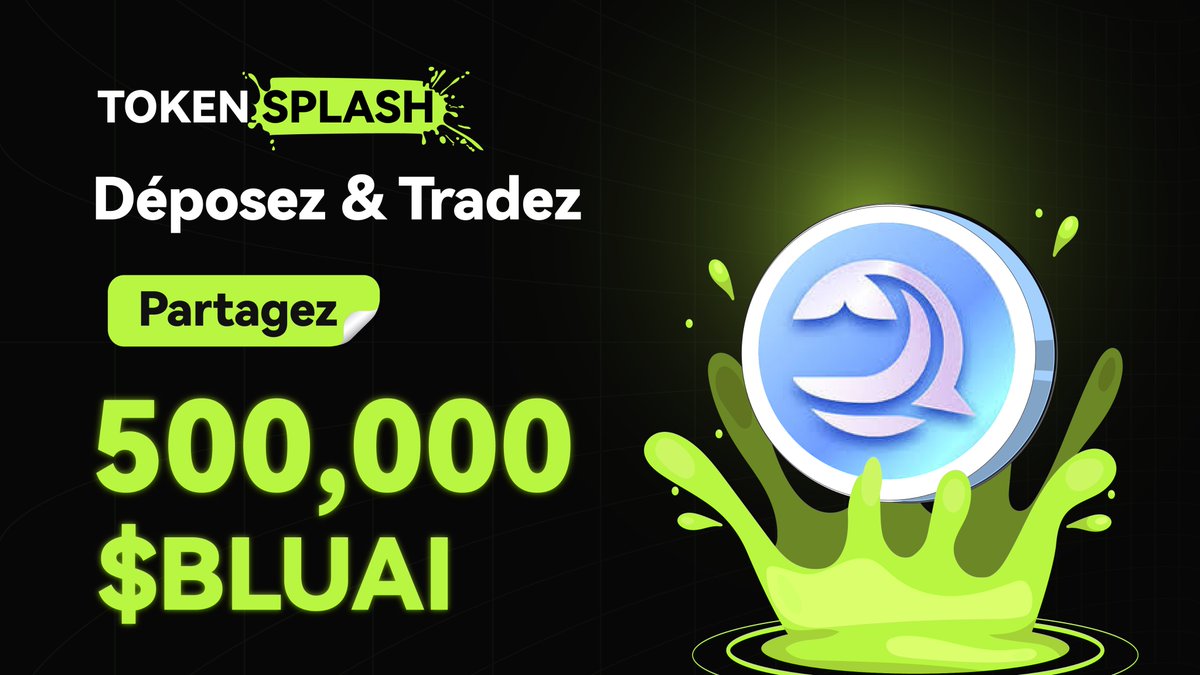 BitunixFR's tweet image. 💦 Token Splash 💦

Déposez et tradez pour une chance de partager 500 000 $BLUAI 🎉

🚀 Rejoignez maintenant :
short.bitunixads.com/d4VfeU5j

#TokenSplash #Bitunix #Crypto
