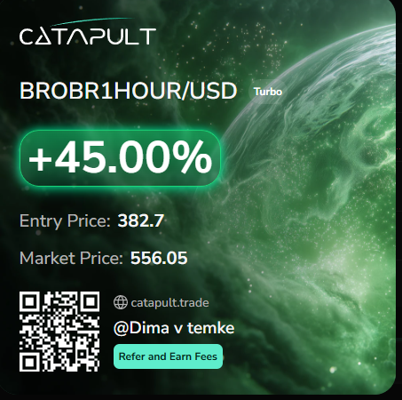 $Brobr1hour

invite link: catapult.trade/invite/XR3NLB8V
token: catapult.trade/turbo/tokens/5…