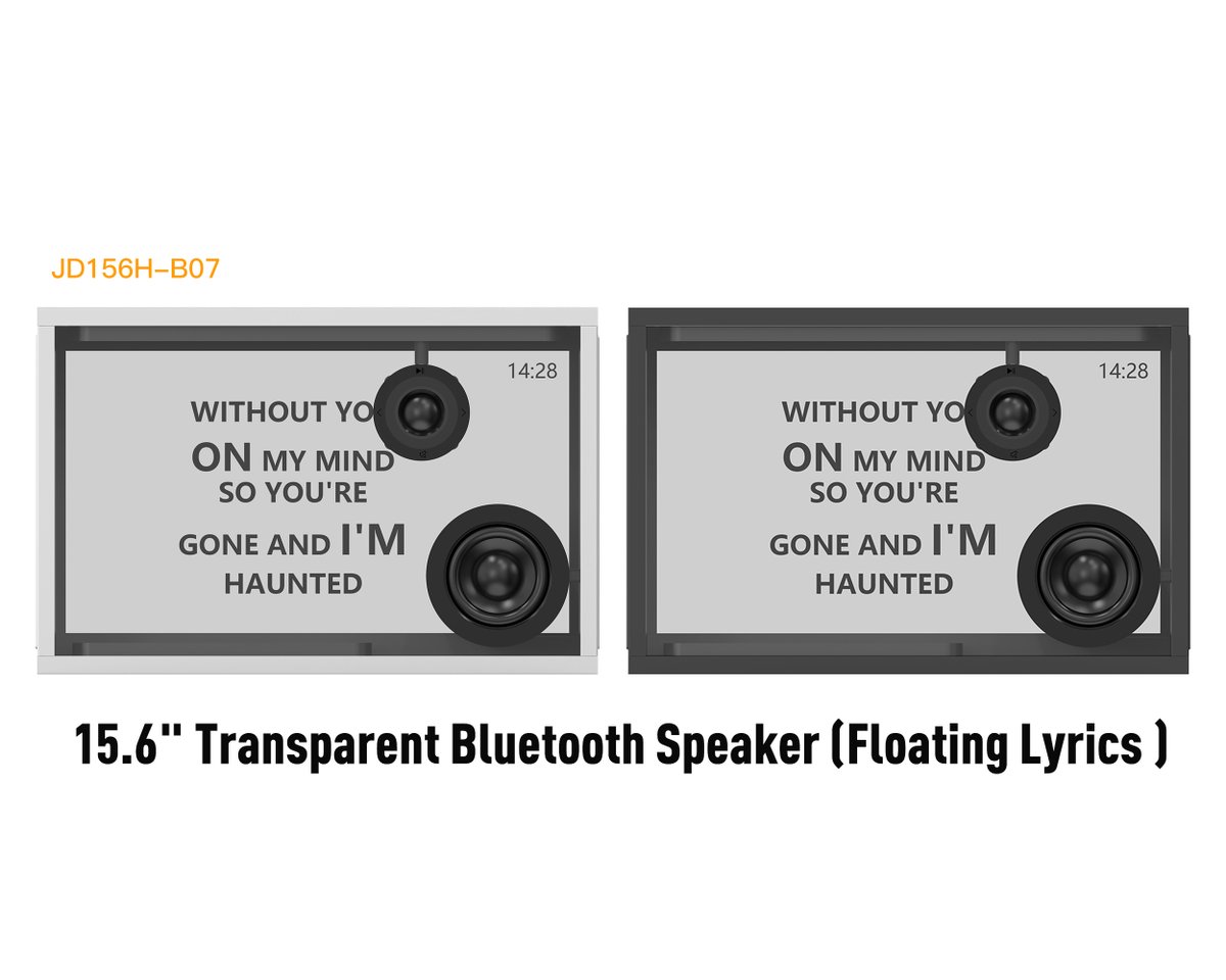 Joyhongtech's tweet image. Sound meets art!✨Joyhong Bluetooth Speakers (4 styles) feature floating lyrics, Hi-Fi audio&portable designs.
Ideal for every space—home, gym,or outdoor fun. Shop the vibe!
7"/15.6"/19"/32” for your selection!
#MusicLover #MusicMeetsArt #TechDecor #Bluetoothspeaker