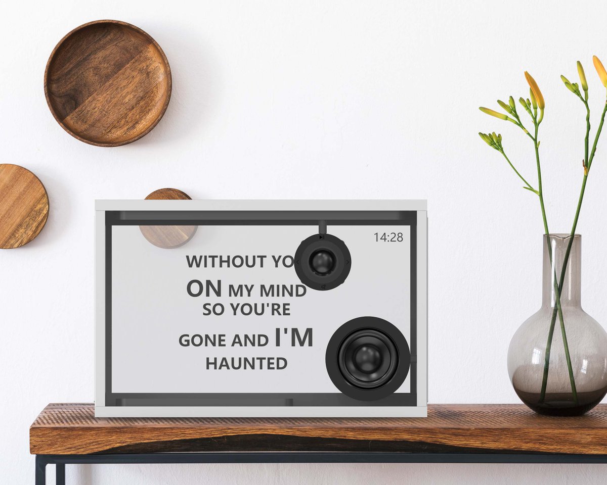 Joyhongtech's tweet image. Sound meets art!✨Joyhong Bluetooth Speakers (4 styles) feature floating lyrics, Hi-Fi audio&portable designs.
Ideal for every space—home, gym,or outdoor fun. Shop the vibe!
7"/15.6"/19"/32” for your selection!
#MusicLover #MusicMeetsArt #TechDecor #Bluetoothspeaker