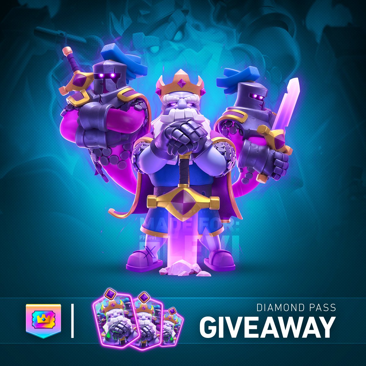 FFlevi_'s tweet image. 💎 ×3 Diamond Pass Giveaway 💎
To Enter :
- Retweet ♻️
- Follow @FFlevi_
- Follow @Ludi_CR
- Follow @sylviacrmt
- Comment Any Emoji 💬
Good Luck , Winners In 72 Hours #ClashRoyale