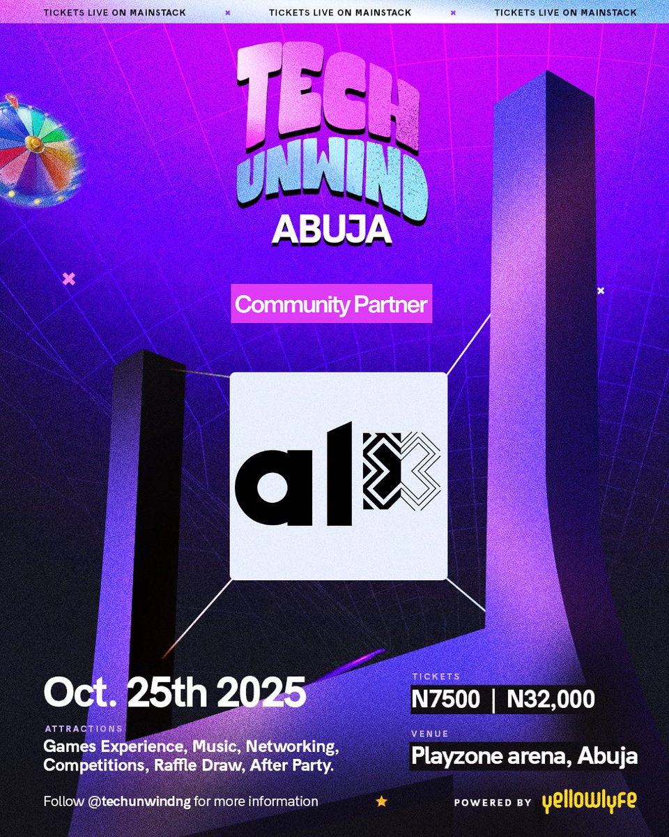 TechUnwind_'s tweet image. COMMUNITY PARTNER SPOTLIGHT
We are proud to announce ALX Nigeria as a community partner for #TechUnwind Abuja.
@alx_africa is shaping the lives of African techies home and abroad by training, & providing a space for techies, creatives & enthusiasts to build and learn.
See you!