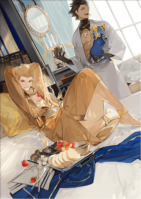 fate_prototypeB's tweet photo. しれっとホテルコラボ二度目なんだよね、オジマンディアス https://t.co/iePm8ru4qL