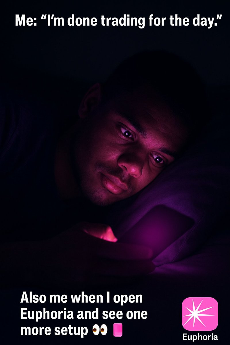I swear I was going to sleep 😭

But Euphoria whispered… “one more setup.” 👀📈
<a href="/Euphoria_fi/">Euphoria</a>

#Euphoria #Web3 #tradingmood #degenlife #StateOfMind