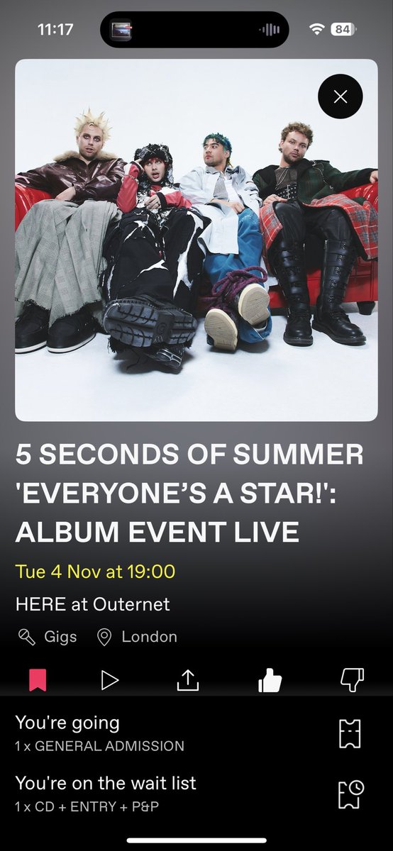 OKAY SEE U IN 13 DAYS <a href="/5SOS/">5 Seconds of Summer</a>
