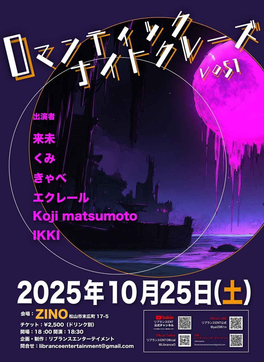 なかなか難しい事なのは誰よりもわかっておりますが

それでもたくさんの人に観に来てほしいです

ウチだけじゃなくても
集客などなど難しいと言われてる愛媛県

イベントを知ってる人は多いんです。
そら毎月やってるから

行った事ある人は少ないんです
楽しいかどうかわかんなくね？
えひめ