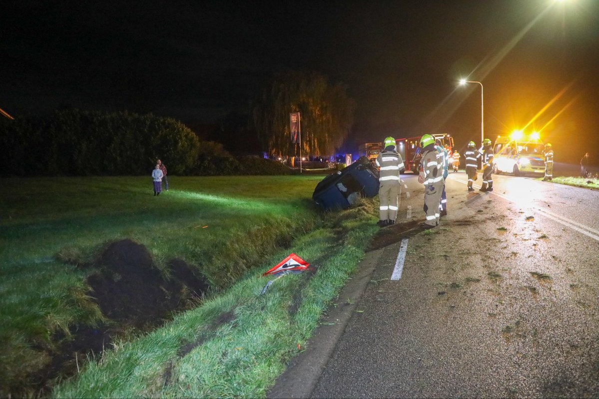 Vrouw gewond bij eenzijdig ongeval in Scherpenzeel