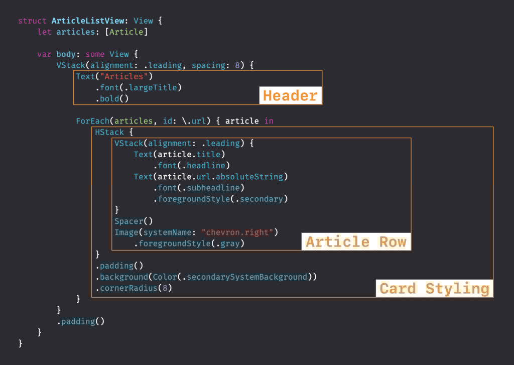 twannl's tweet image. Your SwiftUI views keep growing. 

You tidy up with extensions, but it still feels messy. 

How do you scale SwiftUI without chaos? 

Here’s how I approach clean, reusable architecture 👇
avanderlee.com/swiftui/swiftu…    

#swiftdevelopment #iosdevelopment #swiftui #swiftlanguage