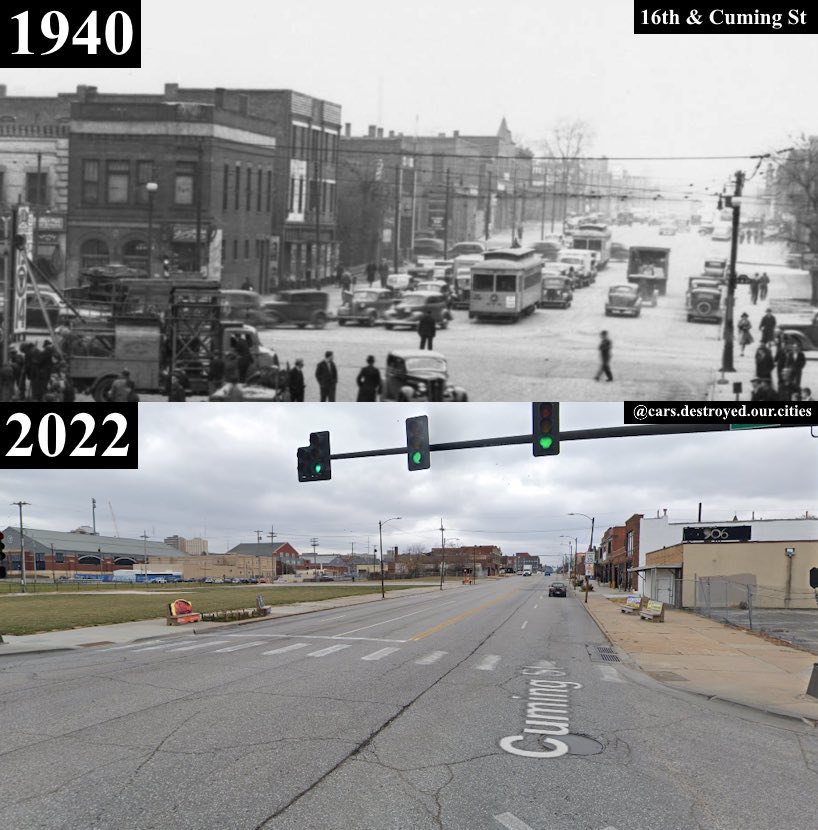 szopdemaskuje's tweet image. Niestety prawica a szczególnie konfederacja nie rozumie, że projektowanie miast dla aut to projektowanie syfu. Centrum miast dla aut musi być praktycznie zamknięte lub wjazd bardzo utrudniony (dostępny tylko dla dostaw, mieszkańców, służb i zbiorkomu) - a w obrębie centrum…