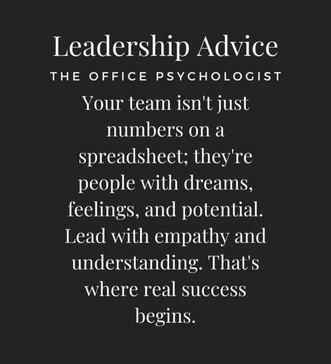 Here’s where real success begins…
#leadership #empathy #understanding