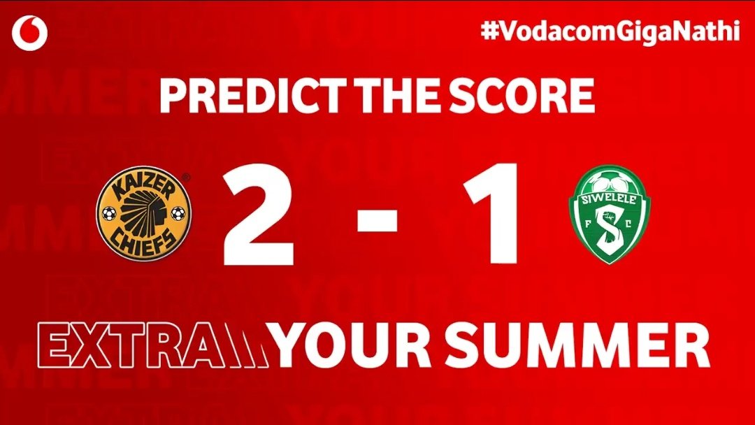 du_matriix's tweet photo. @KaizerChiefs @SiweleleFC @Vodacom Here We Go!!
#VodacomGiganathi https://t.co/okpDXrslA9
