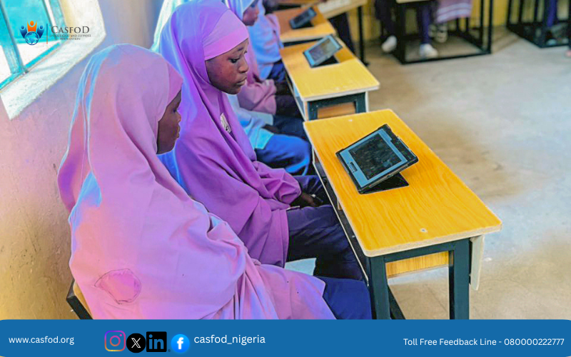 casfod_nigeria's tweet photo. focused on “#StopRapeinWar.”
Through interactive tools and real-time engagement, the session equipped the girls with critical knowledge, digital awareness, and the confidence to speak out against sexual violence in conflict situations.
At CASFOD, we believe that tech (2/3) https://t.co/iXjOKAe9du