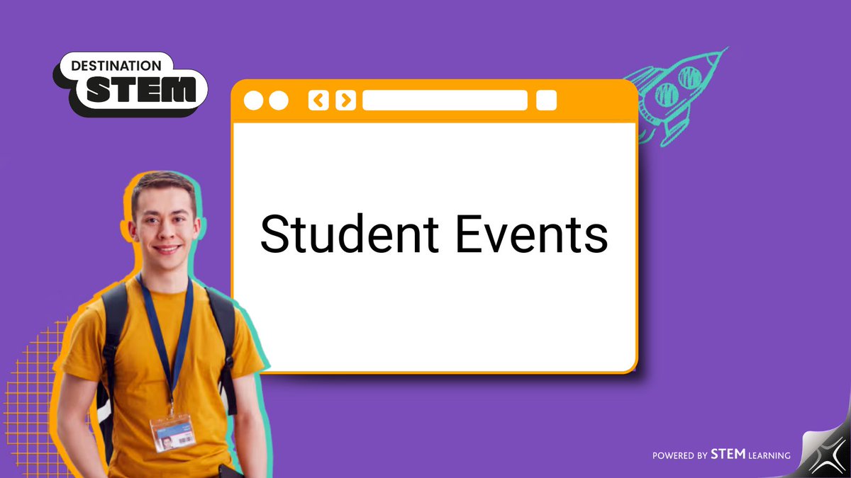 Discover exciting STEM events designed just for students 🤩 

Whether you’re exploring future careers or curious about where STEM can take you, there’s something for everyone 🙌 

Get involved, build new skills, and start shaping your journey today!

👉 bit.ly/4n7ONvD
