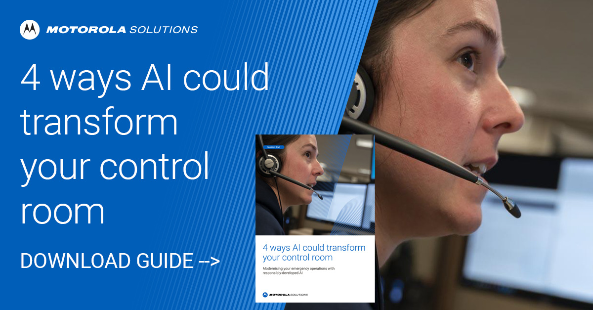 MotSolsEMEA's tweet image. International #ControlRoomWeek is almost here! 🚨 We&apos;re showcasing how #AI is shaping the future of control rooms. Learn how #MotorolaSolutions is approaching the development of responsible AI to enhance operations &amp;amp; support our frontline: bit.ly/42ui9ft #UnsungHeroes