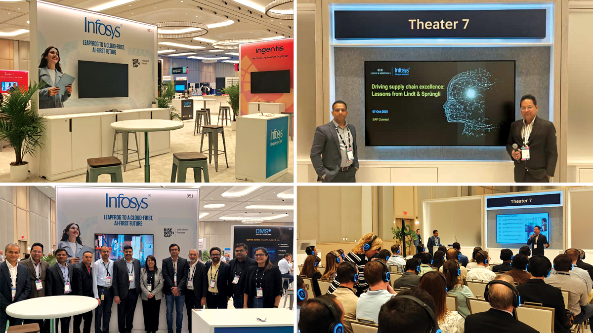 InfosysEvents's tweet image. 3 days of #SAPConnect 2025 brought together powerful insights, collaboration &amp;amp; innovation! From keynotes to hands-on demos, the event showcased the future of enterprise transformation. Thank you to @SAP &amp;amp; all the speakers, attendees &amp;amp; partners who made this event unforgettable!