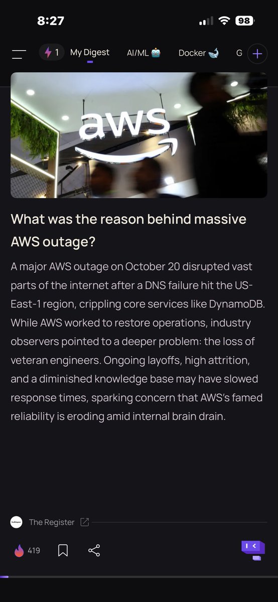 Arpitsh97093053's tweet image. Loss of veteran engineers ? Really😅 #awscloudfront