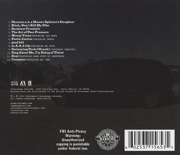 LeFight_Club's tweet image. 22 Octobre 2012,

Kendrick Lamar sort "good kid, m.A.A.d city" qui fête aujourd'hui ses 13 ans 🎂💿🚙🍾🥂 #Classic 

Votre top 3 ???