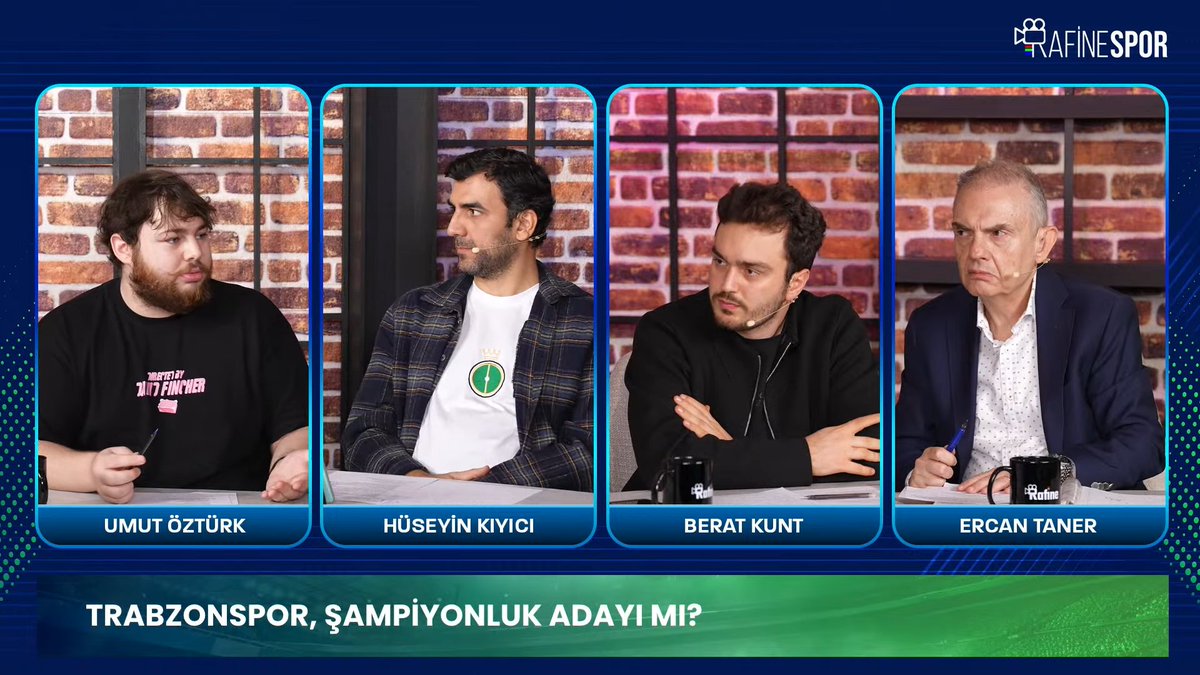 🗣️ <a href="/theuoz/">Umut Öztürk</a>: "Dört büyükler içinde yarına yatırım yapan tek takım Trabzonspor."

📹 Canlı Yayın: ytbe.app/go/O3FcLW1h