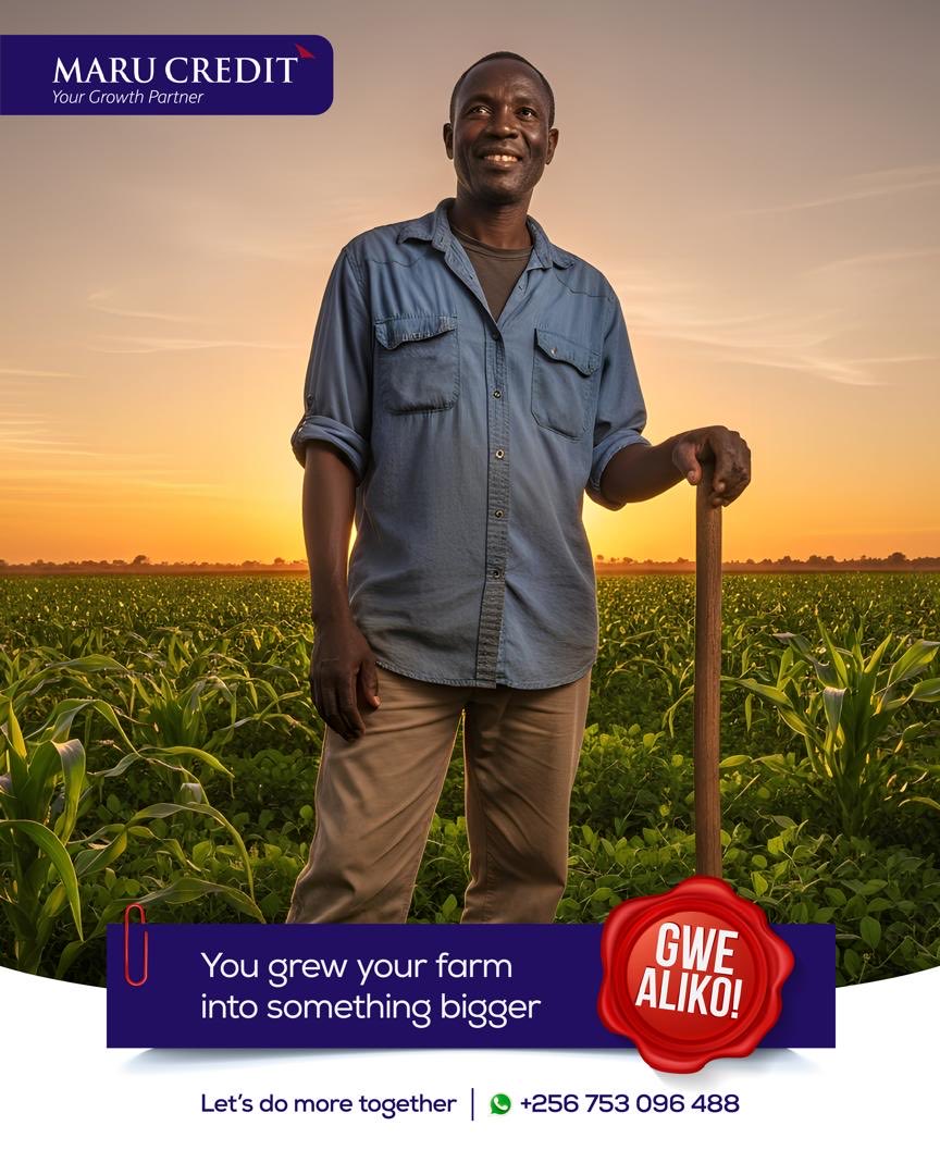 You’ve grown your farm into something bigger — GWE ALIKO! Let’s achieve even more together. 

Contact us: +256 753 096 488

#NBSUpdates #MaruCreditUg 
<a href="/MARUCREDITUG/">MARU CREDIT</a>